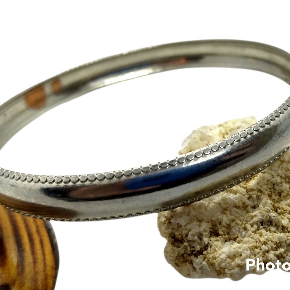 Silver antique bracelet‎ bangle